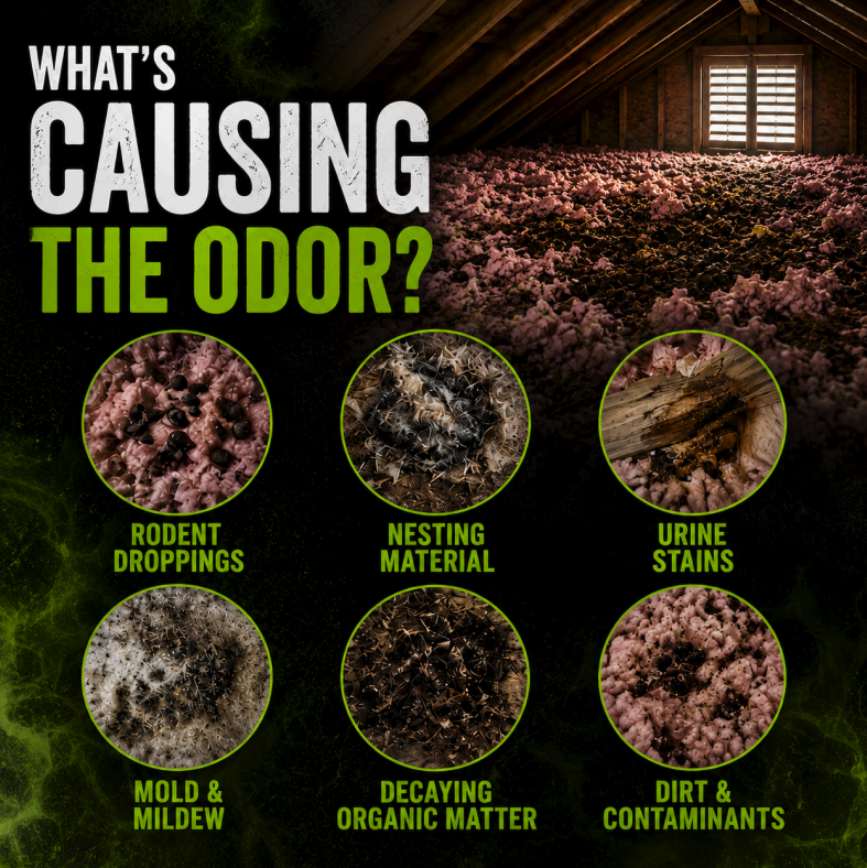 What's causing the odor