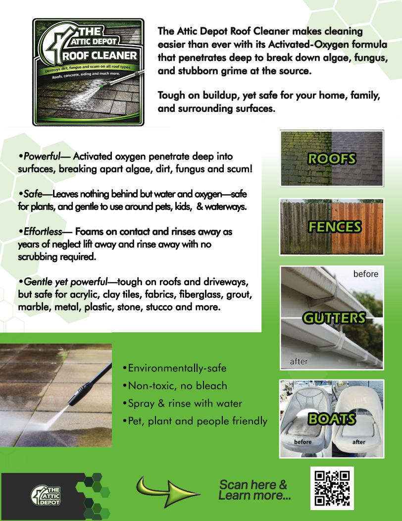Roof Cleaner brochure preview