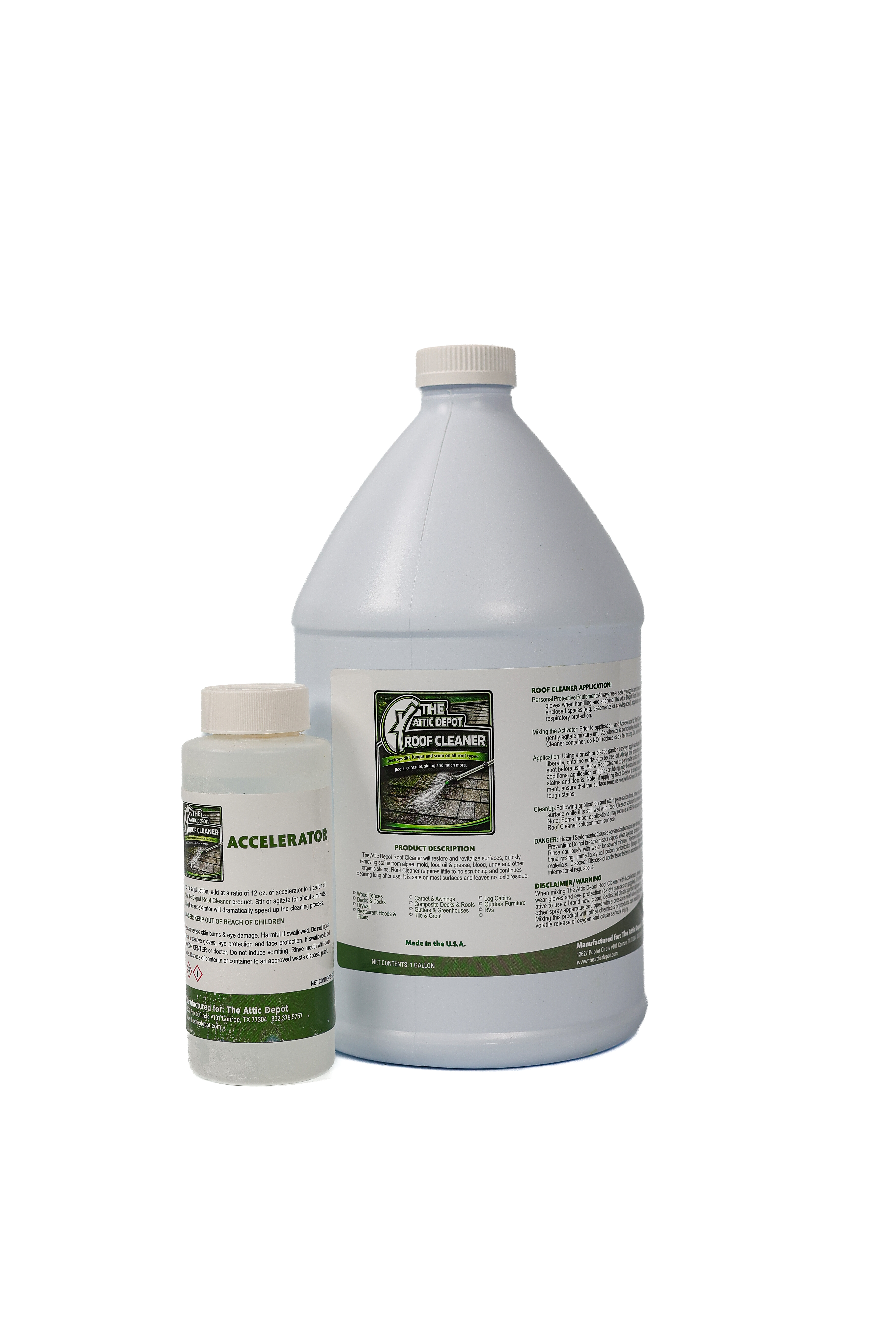 One gallon Roof Cleaner with accelerator
