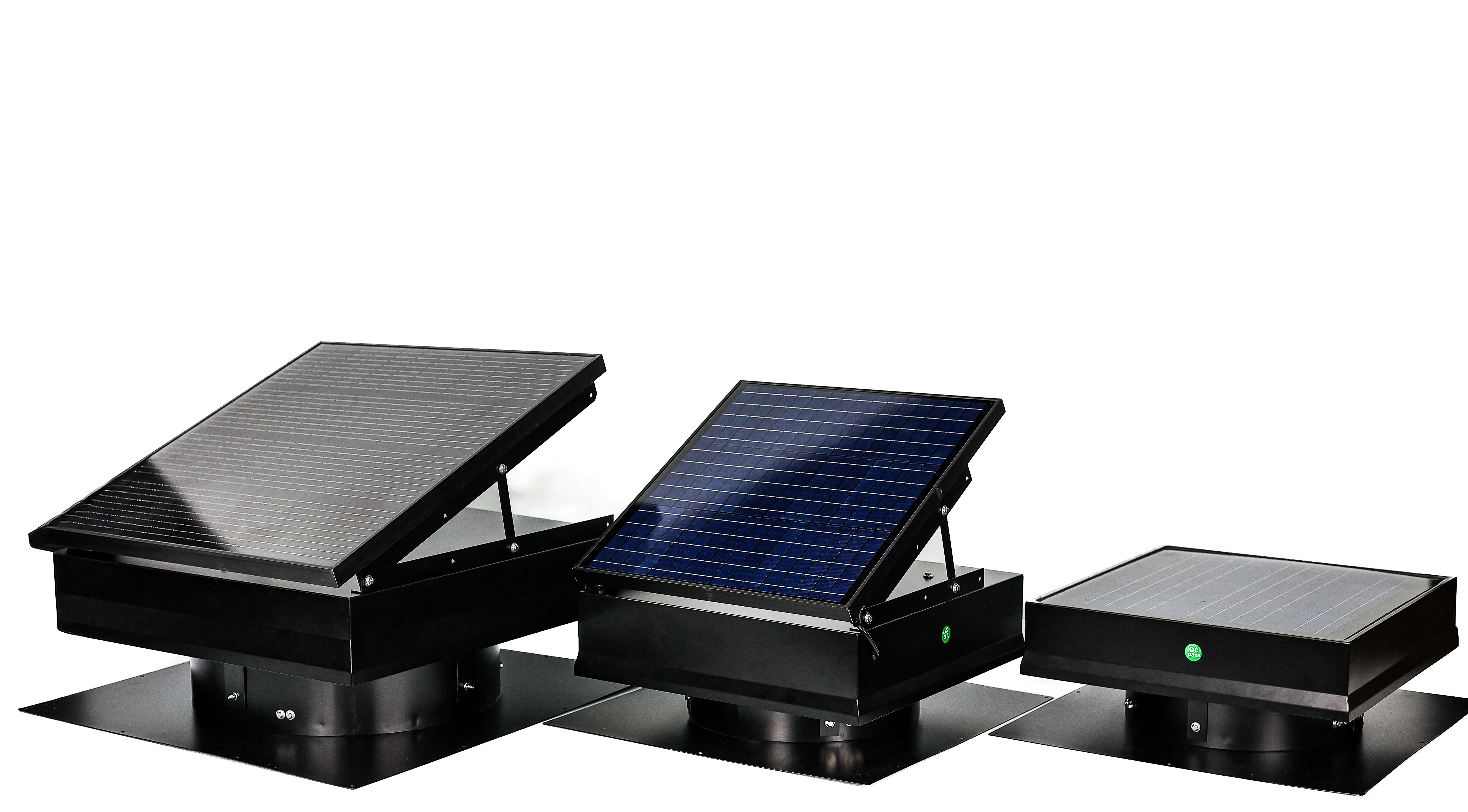 Solar Attic Fans Angled View