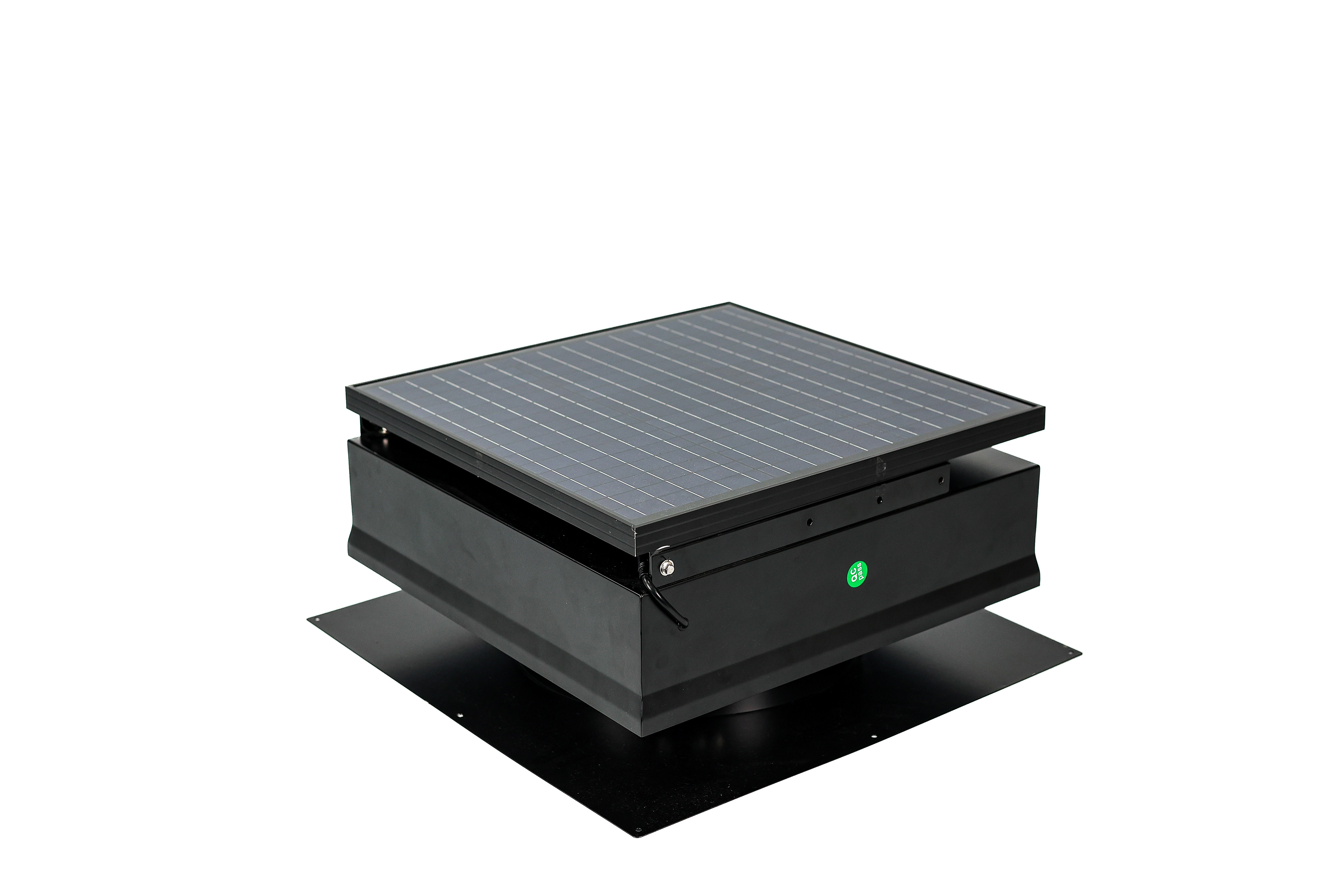 30W Solar Fan Flat