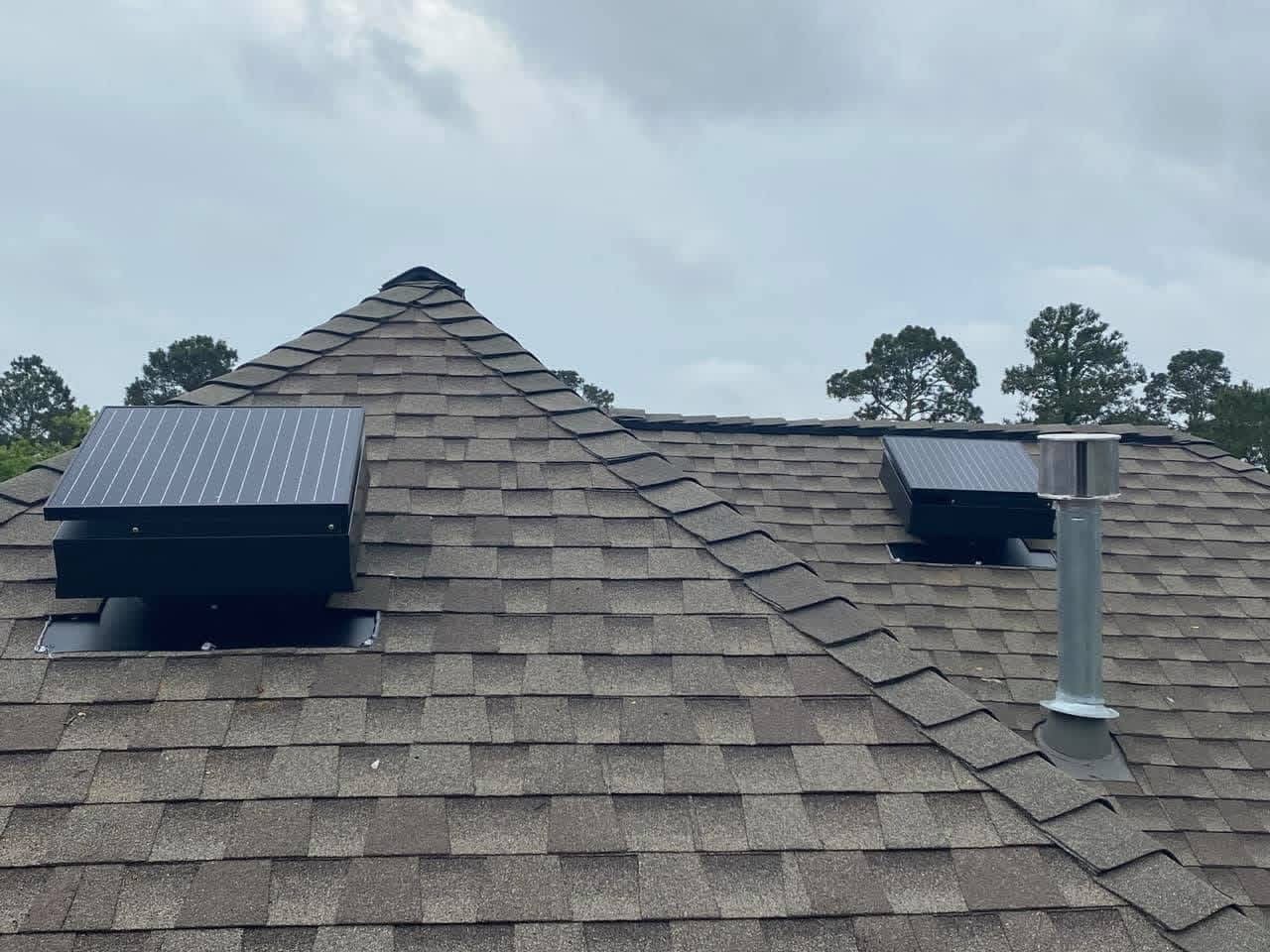 Installed Solar Fan 5566