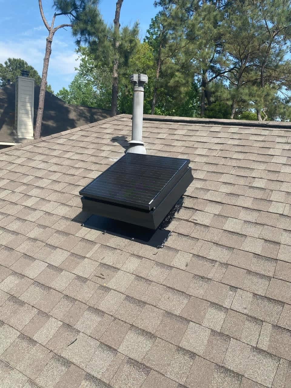 Installed Solar Fan 5567