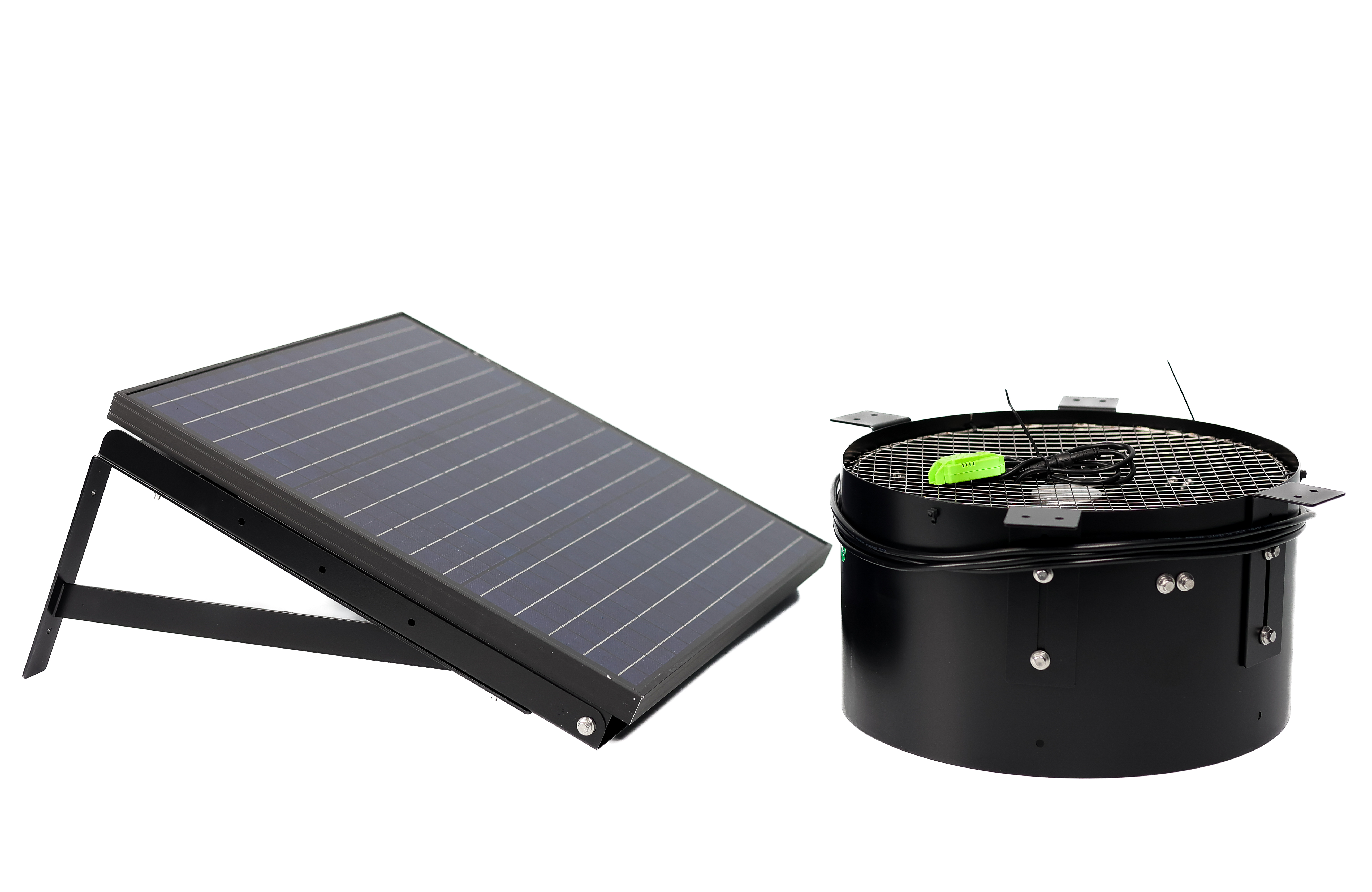 30W gable-mounted solar attic fan