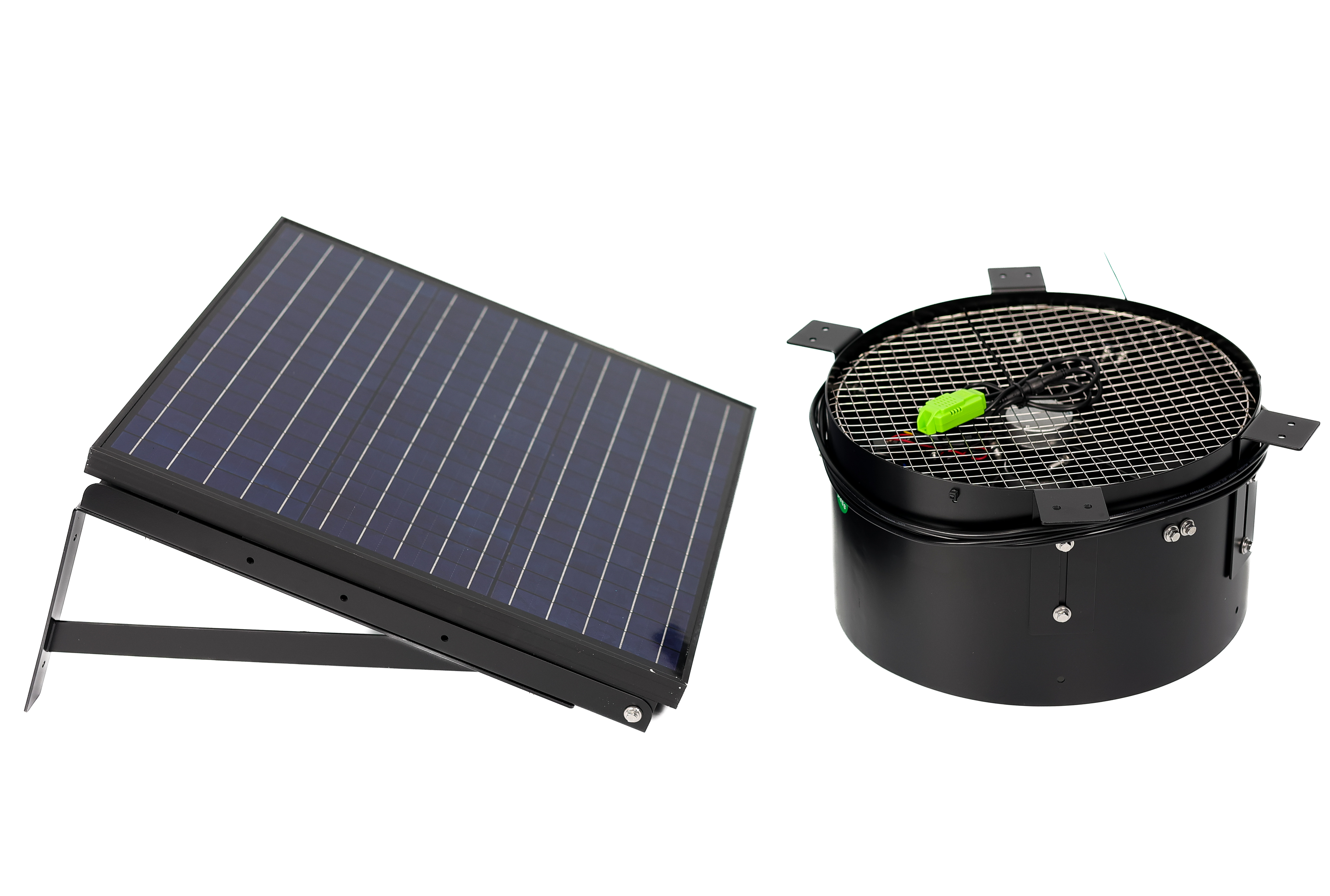 30W gable-mounted solar attic fan