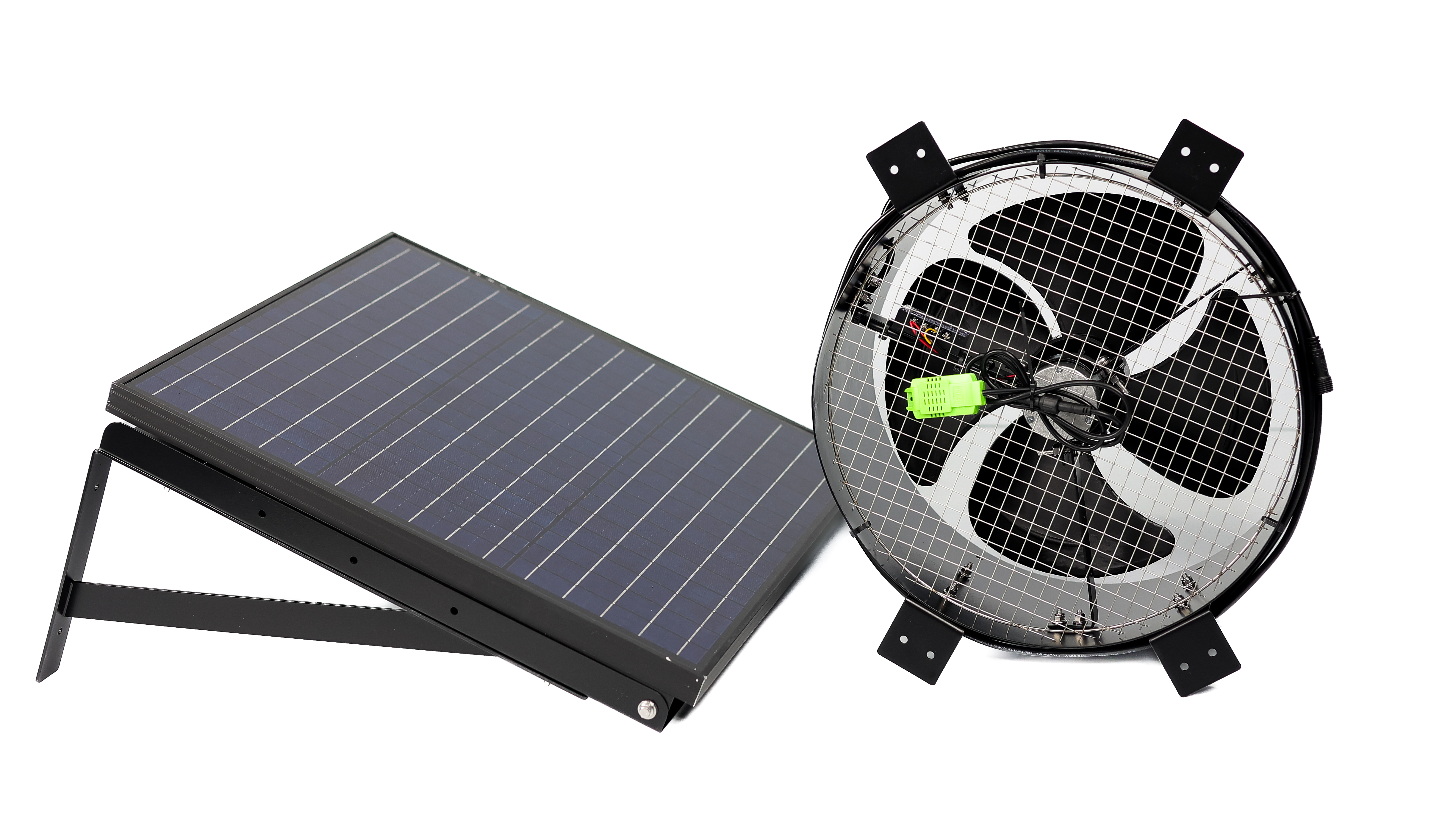30W gable-mounted solar attic fan