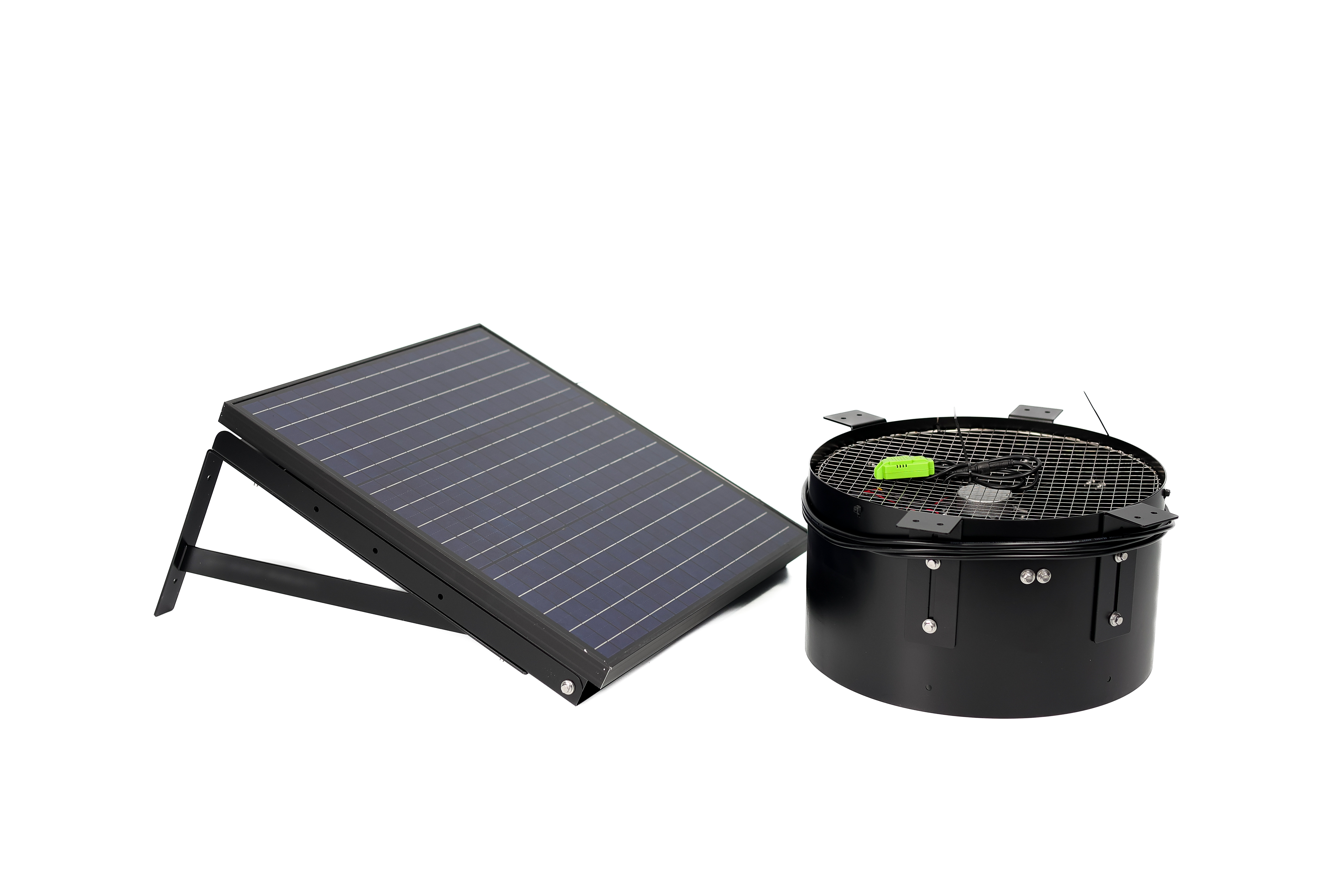 30W gable-mounted solar attic fan