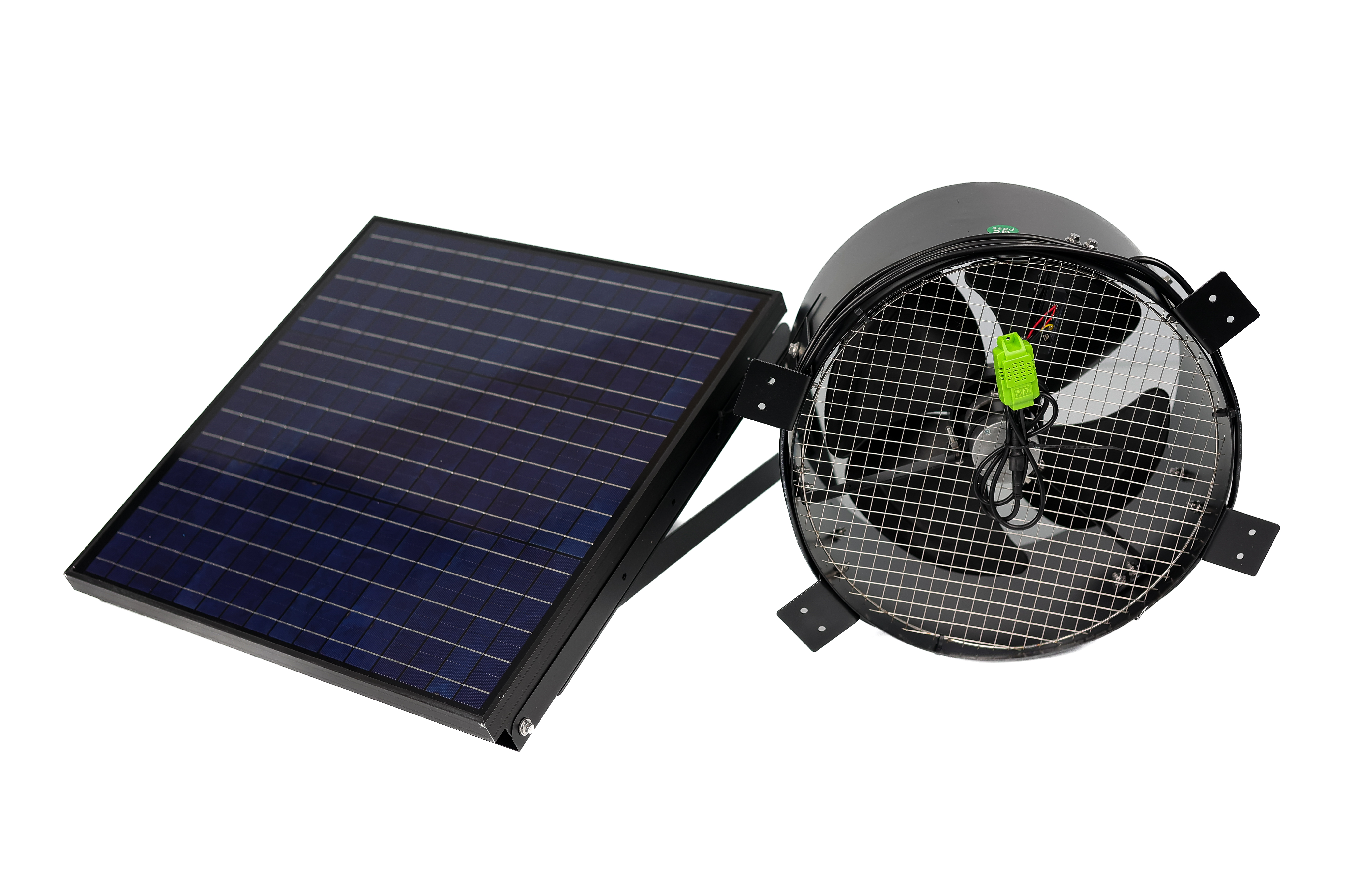 30W gable-mounted solar attic fan