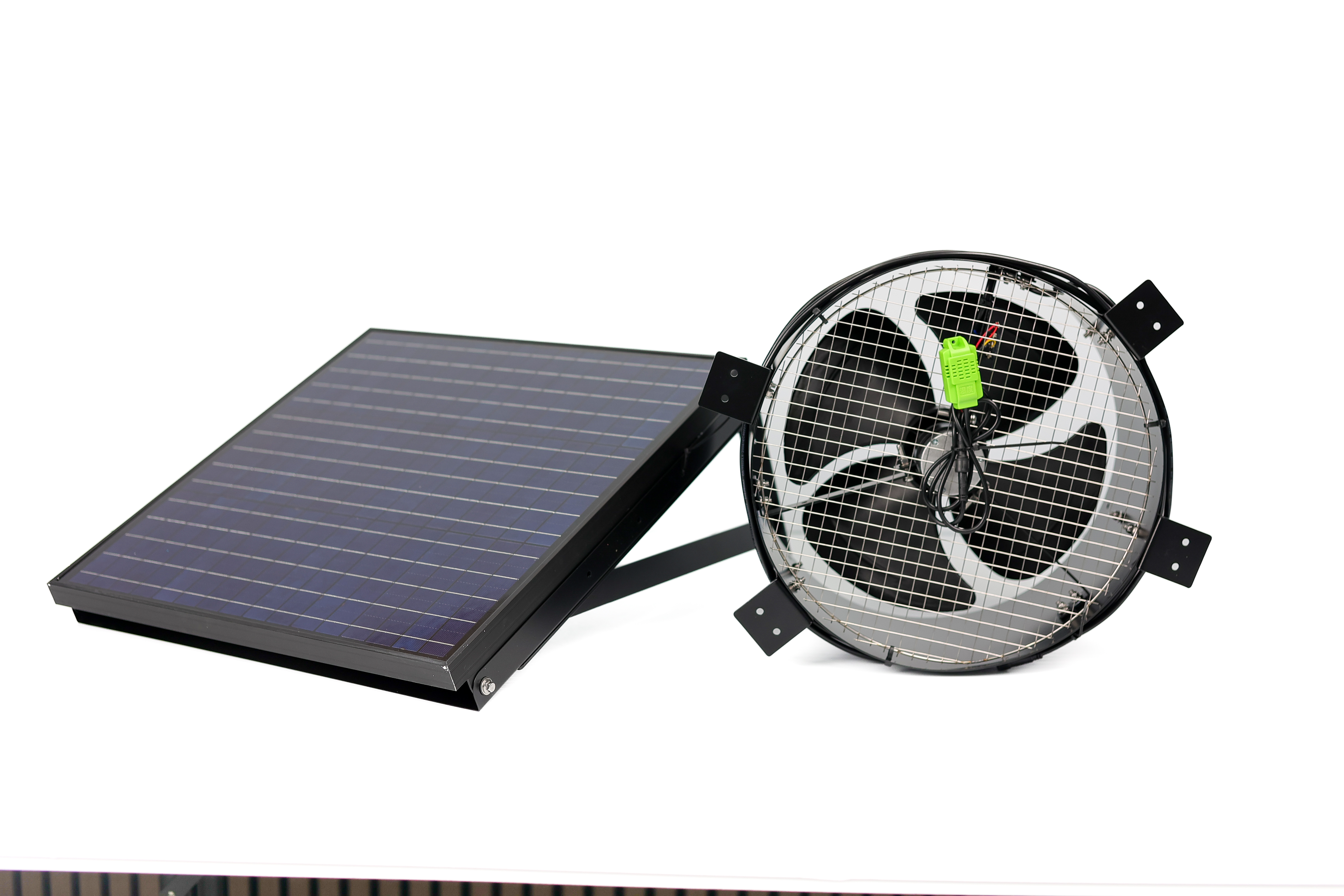 30W gable-mounted solar attic fan